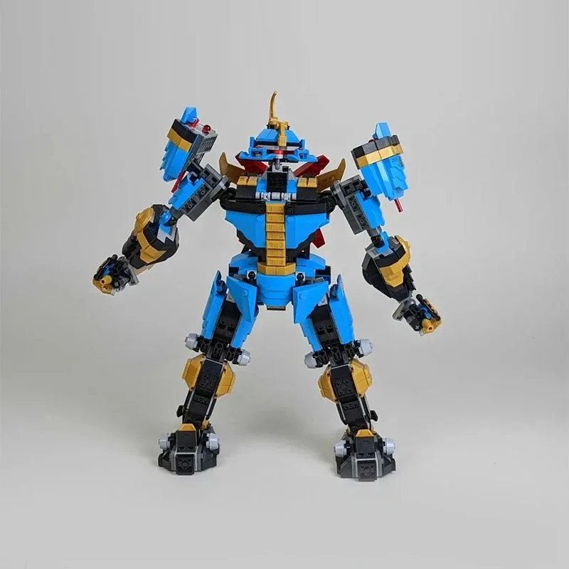 1003 قطعة من مكعبات البناء Mecha Nya's Samurai X MECH مع 8 شخصيات MOC تجميع لعبة الطوب هدية للأطفال الأولاد #4