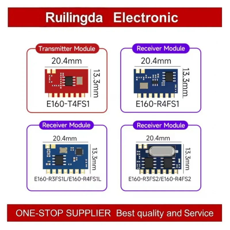 10PCS EBYTE E160-T4FS1 E160-R4FS1 E160-R3FS2 E160-R4FS2 E160-R3FS1L 315/433MHz Module ASK/OOKModulation SuperheterodyneModule