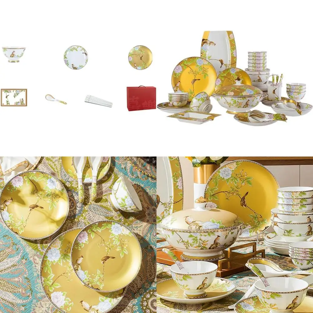 

Минималистичный термостойкий набор керамической посуды в китайском стиле из 10 предметов для повседневного использования