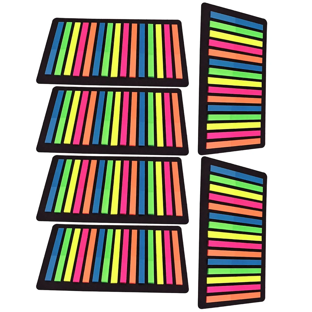 شرائط قراءة شفافة علامات الجملة المحمولة لعلامات تبويب مؤشر التركيز، شريط تمييز، كتاب أعلام الصفحة اللاصقة