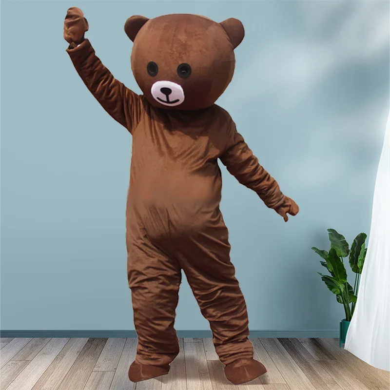 Brown Bear Cartoon Doll Clothing Doll Panda Clothing Walking One Piece Mascot Doll