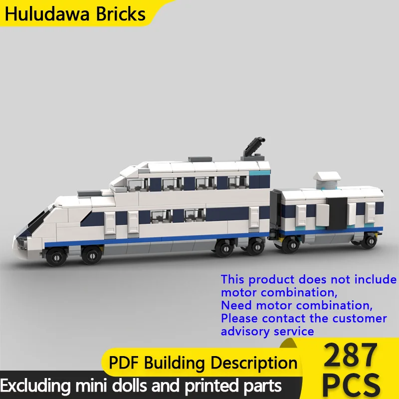 

Модель городской автомобиль MOC, строительные кирпичи, двухэтажный пассажирский поезд, модульная технология, детские праздничные подарки, сборка игрушек, костюм