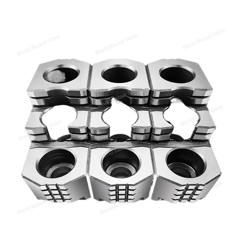 

High Precision Standard 5 Inch 6 8 10 Inches Hydraulic Hard Claw Three Jaw Chuck Strong Step Claws for CNC Lathe Machine