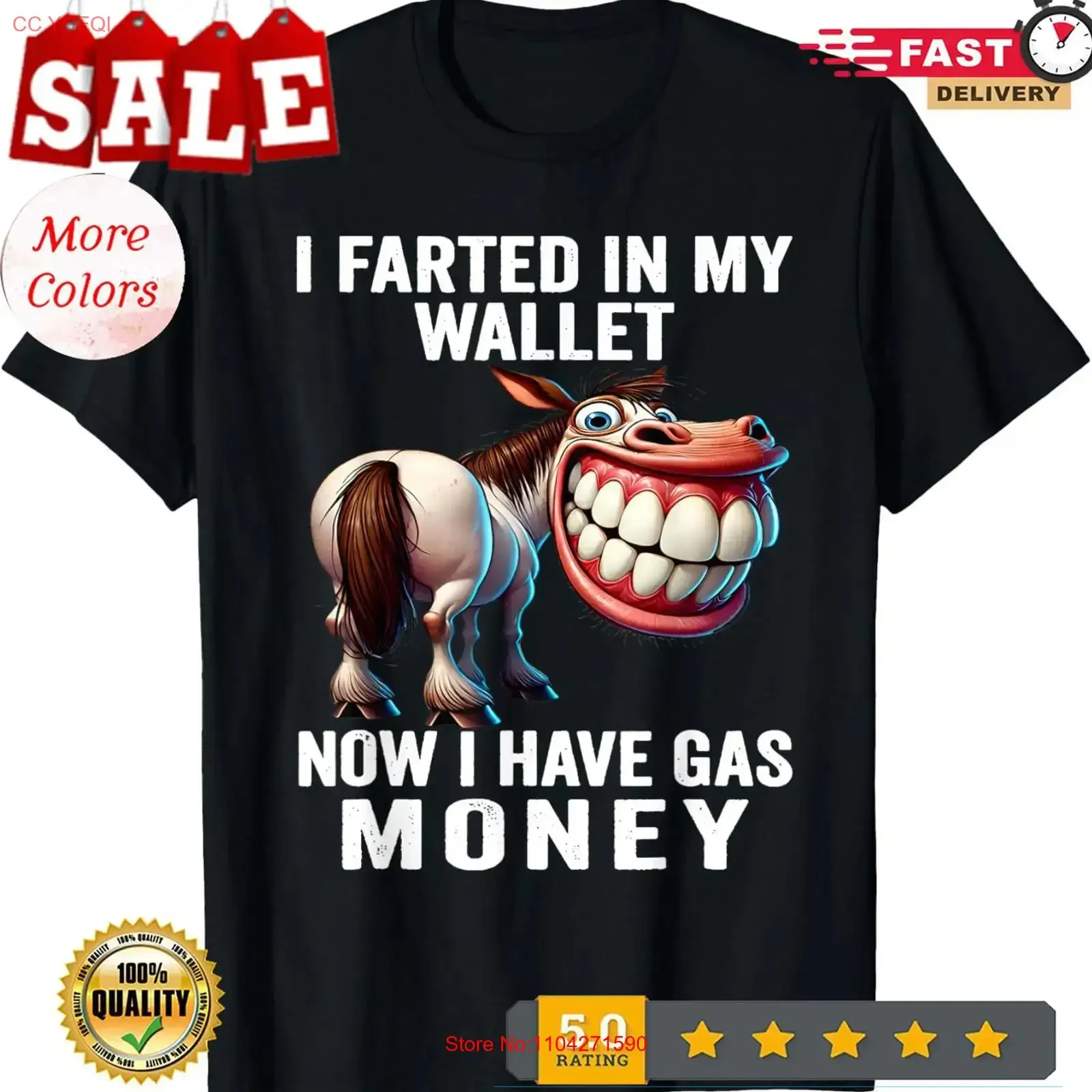 I Farted in My Wallet Now Have Gas Money Funny T Shirt vintage Washed Breathable Slightly streetwear graphic Stylish