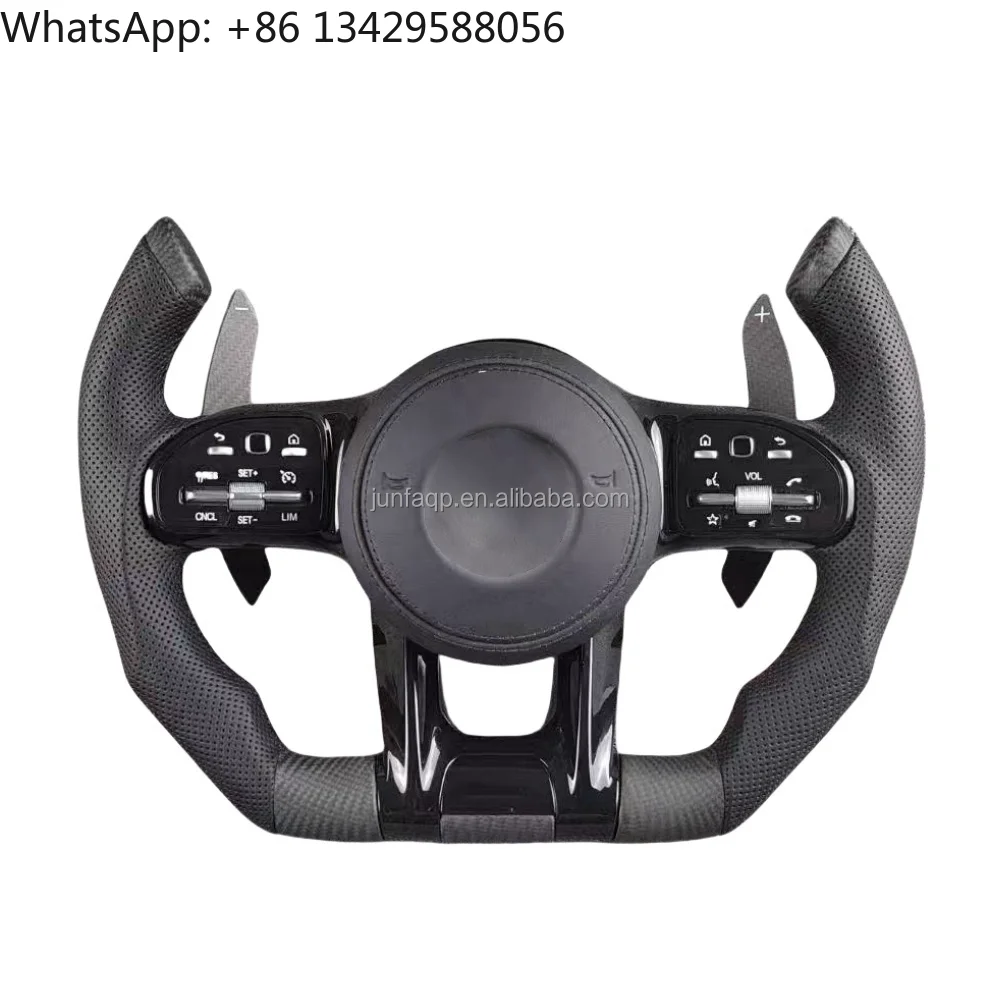 

For Amg C E S G-Class W204 W205 W222G500 G55 G63 S500 S320 F1 Sport Racing Car Leather Carbon Fiber Steering Wheel