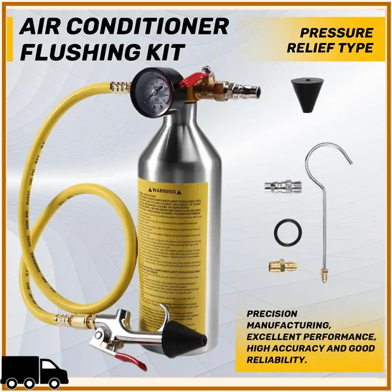 مجموعة أدوات تنظيف تكييف الهواء المبتكرة، مجموعة أدوات تنظيف أنابيب تكييف الهواء للسيارة، مجموعة تنظيف نظام تكييف هواء السيارة #1