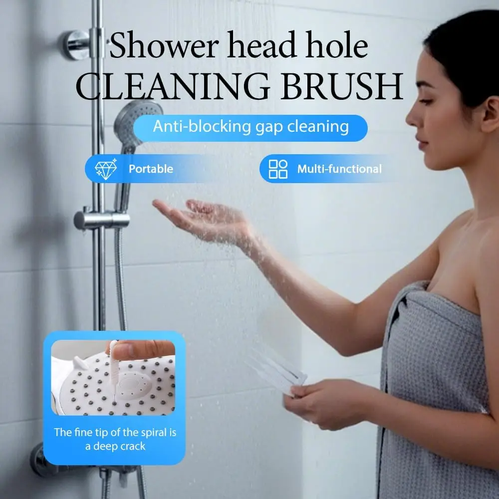

2026 Upgrade Gap Hole Anti-Clogging Cleaning Brush Multifunctional Shower Head Cleaning Brushes for Household Bathroom