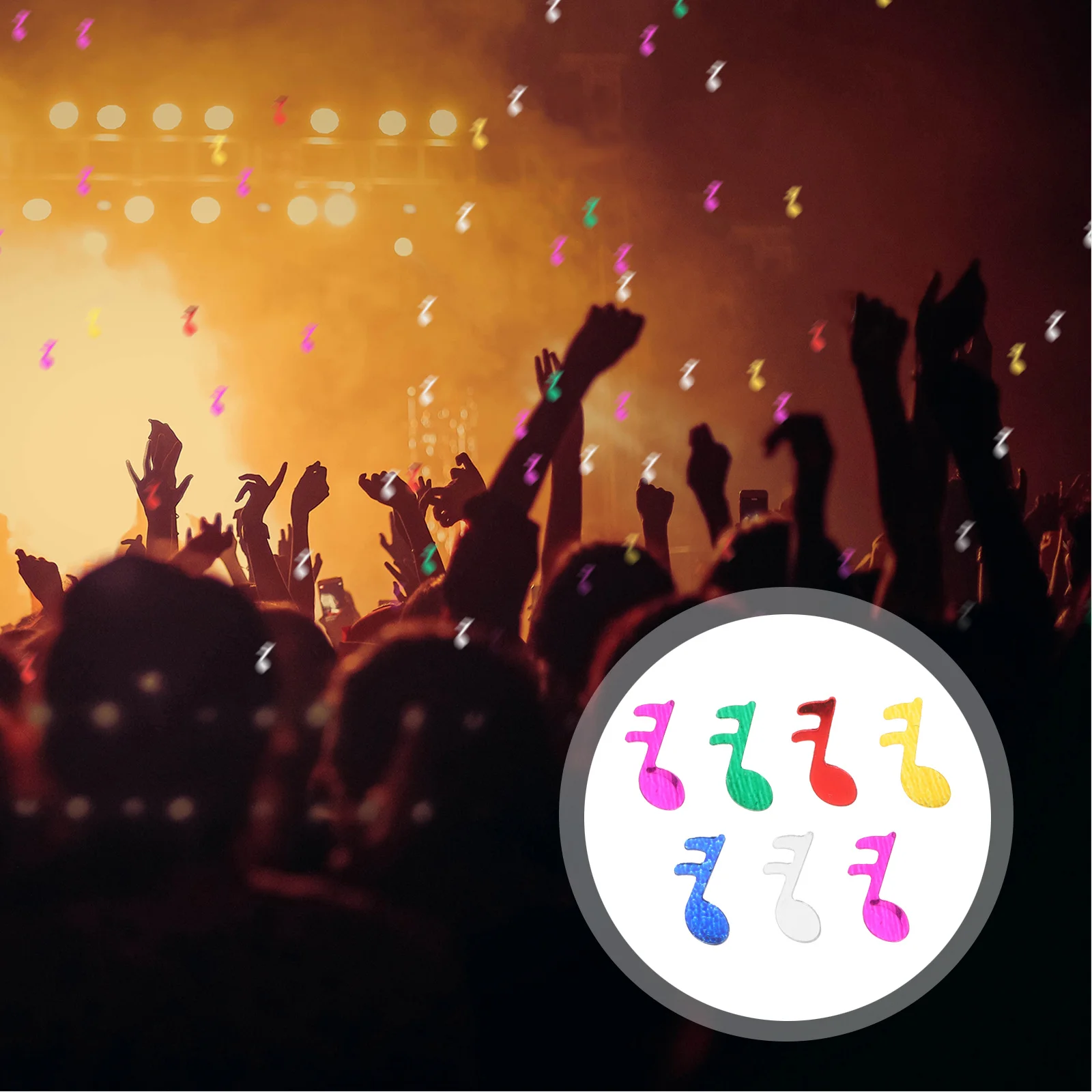 

15G Musical Note Premium Table Decor Throwing Mat Party Carpet For Music Birthday Wedding Baby Shower Decoration Supplies For