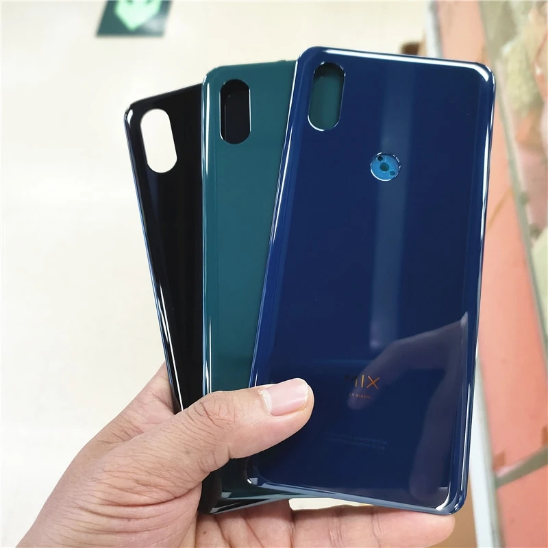 A+++ Ceramic Back Battery Cover For Xiaomi Mi Mix 3 5G Mix3 5G M1810E5GG Rear Door Lid Housing Case Shell
