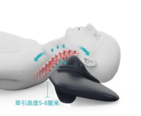 Airbag Cervical Traction Pillow Massage Device Neck And Shoulder Relaxer Massager For TMJ Pain Relief Cervical Spine Alignment