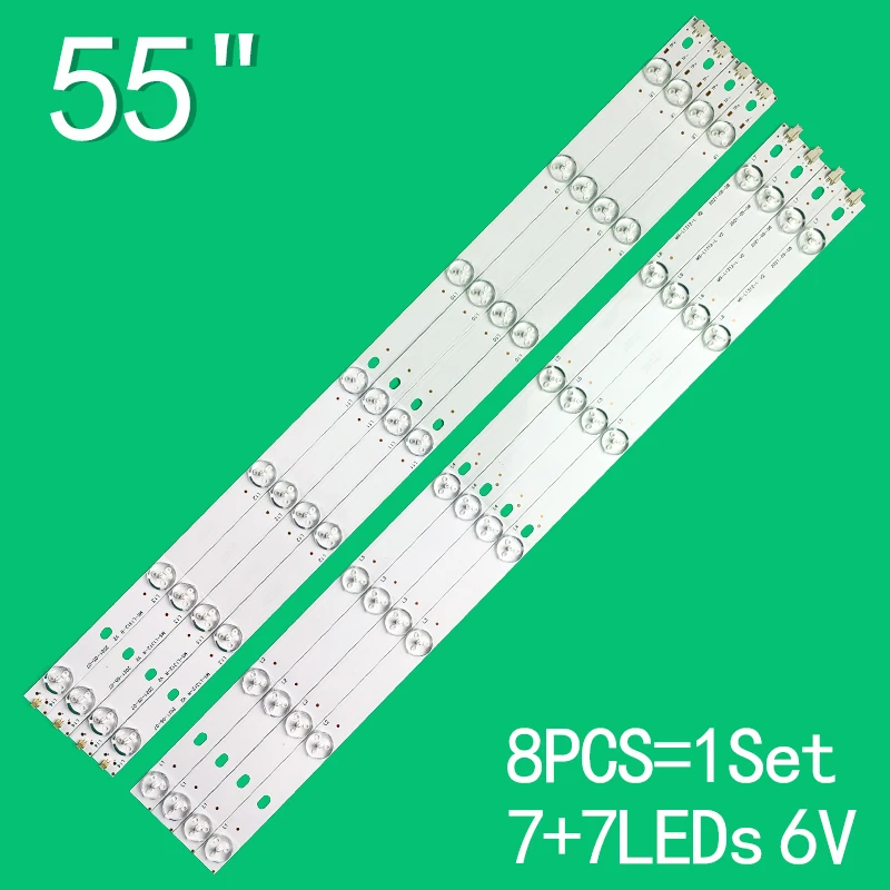 LED Backlight Strip For MS-L1312-R/L SN055LDU851-2H SN055LDUCV6488-Y-2H