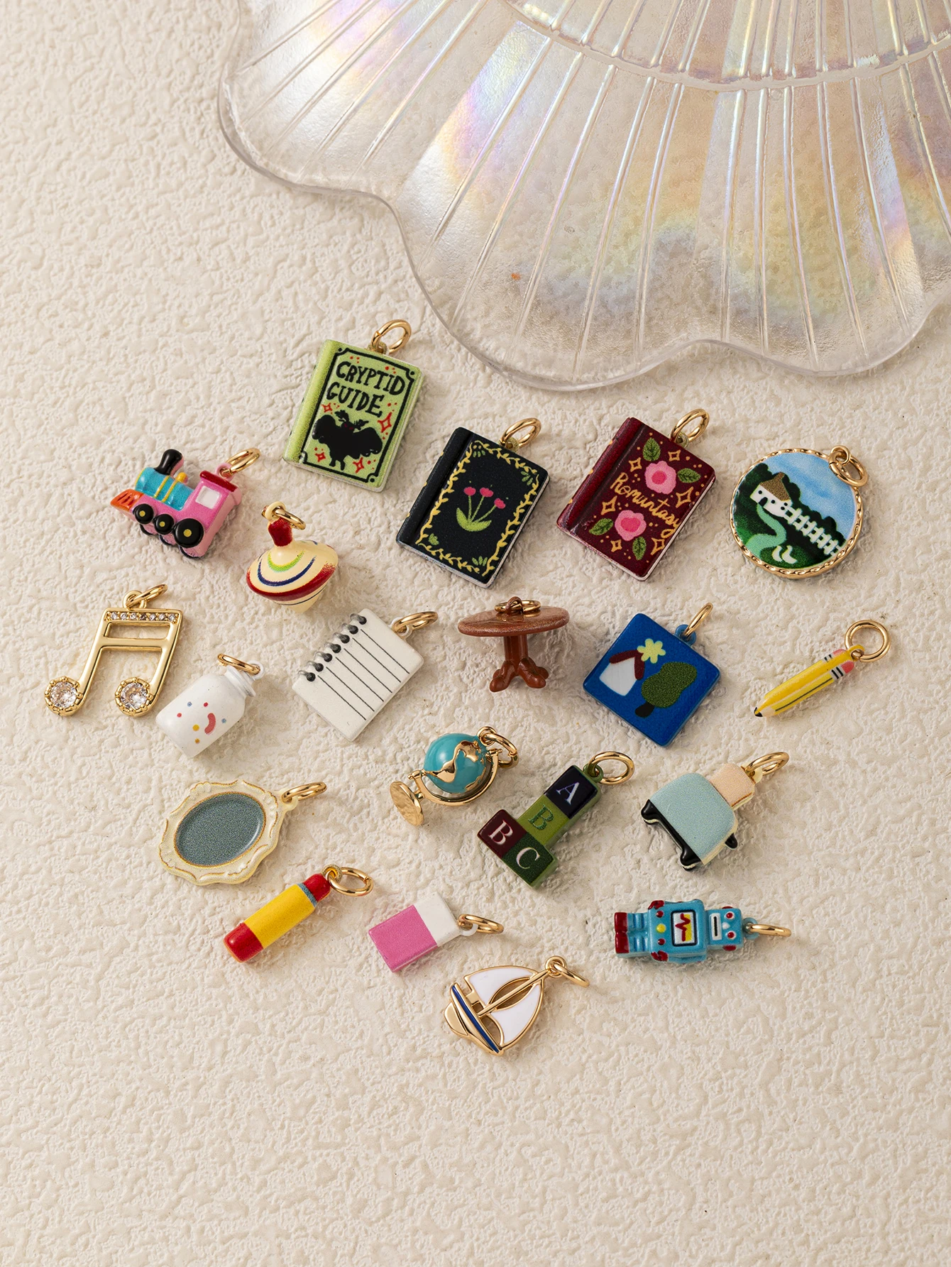 Neue personalisierte und schlichte weiße Notizbuch-Flaschen-Tisch-DIY-Anhänger für Schmuck – Detail 2
