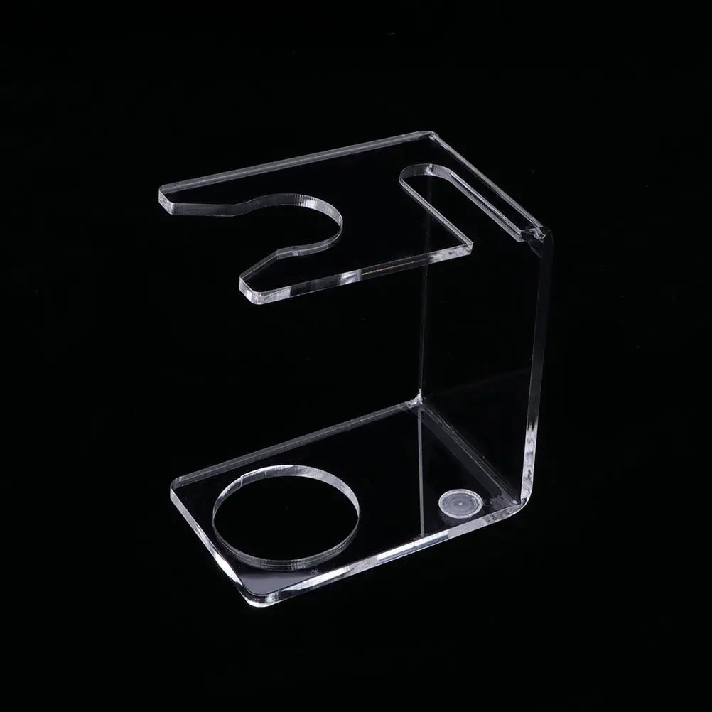 

3Pcs Acrylic Shaving Brush Holder Razor Stand for Men Wet Shaving Organizer with Upside-Down Drying Design Space Saving Razor