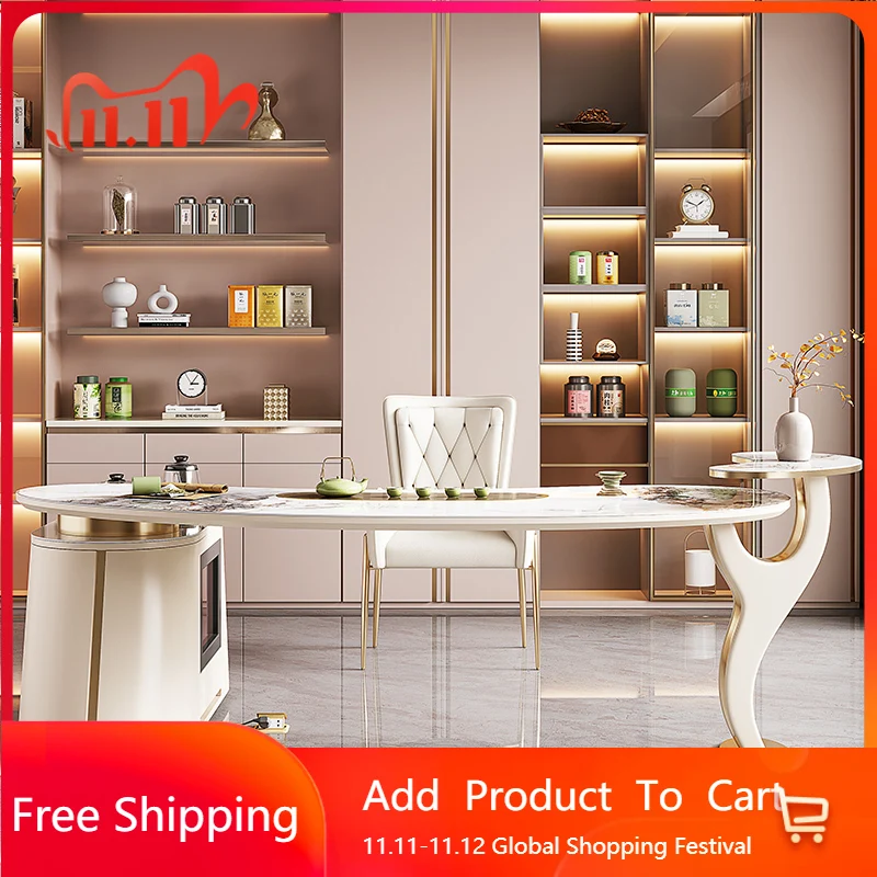 

Японский современный роскошный письменный стол для домашнего офиса, эстетические большие стоячие компьютерные столы, скандинавская мебель для патио Mesa De Trabajo