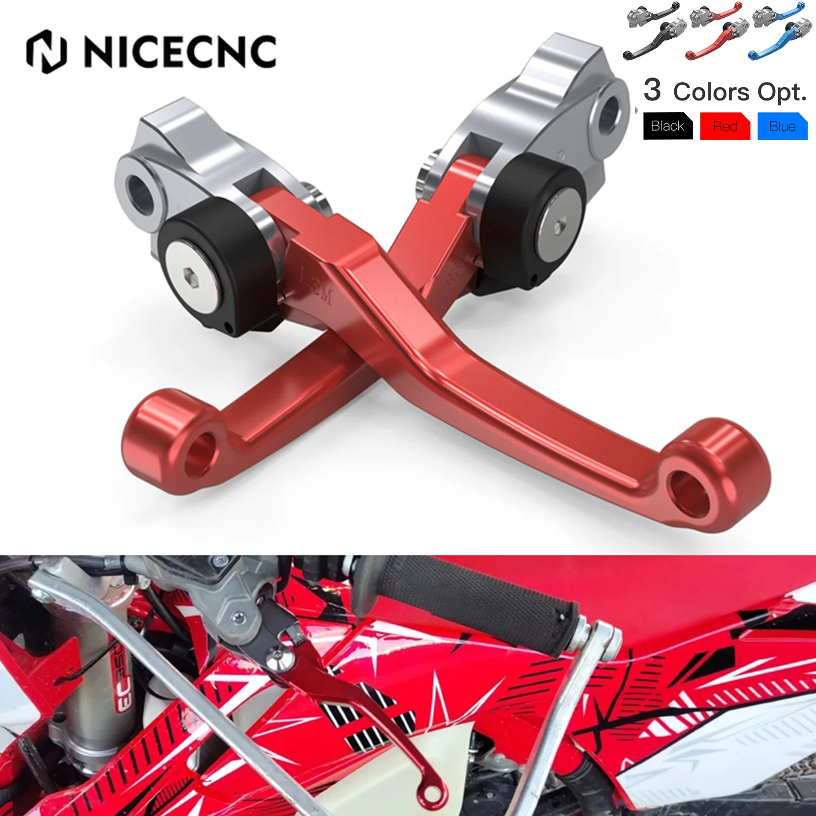 

NICECNC BrakTec Clutch Lever Brake Lever Kit For 2021-2024 GasGas EC300 EC 300 250 500F 450F 350F 250F 2024 ES 350 500 EW500F