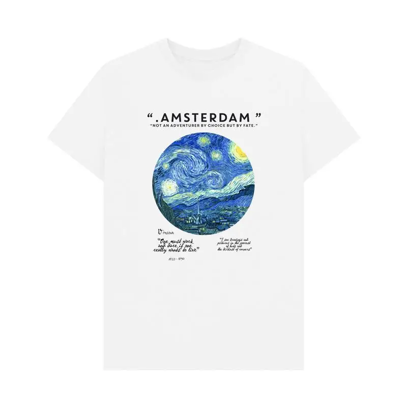 PREMIUM OFFICIAL apoh Van Gogh Amsterdam T Shirt