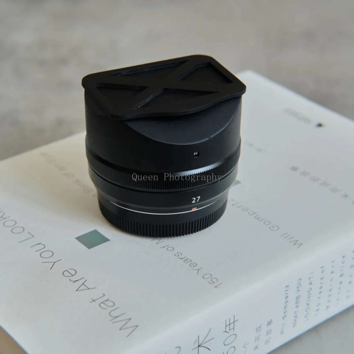 

Rectangle ABS Lens Hoods with Adapter Ring XF27mm F/2.8 For Fuji X Series XE4 XH2 XT5 XT4 XS20 XT5 XPRO XT30 XT20