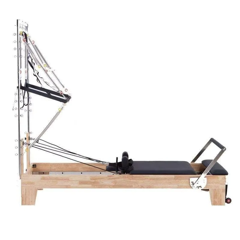 YTYIN Adjustable Yoga Bed With Back Support For Stretching & Relaxation For Pilates Reformers