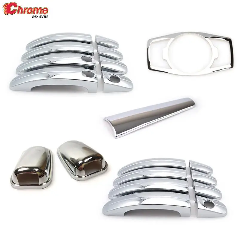 

For Focus MK3 2012 2013 2014 2015 2016 2017 2018 Chrome Wiper Nozzle Head Light Switch Handbrake Door Handle Cover Trim Styling