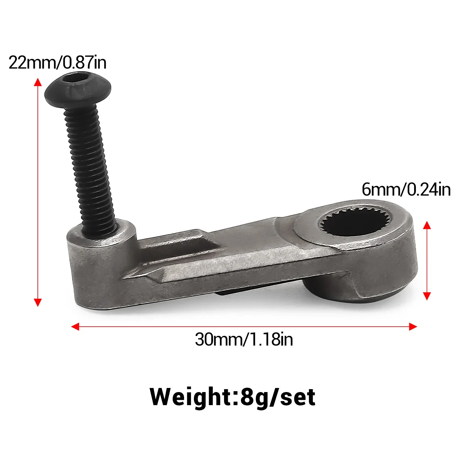 Metal Servo Horn #8247X for Traxxas TRX4 TRX6 T4 T6 Specifically Designed for Heavy-Duty Rock Crawling