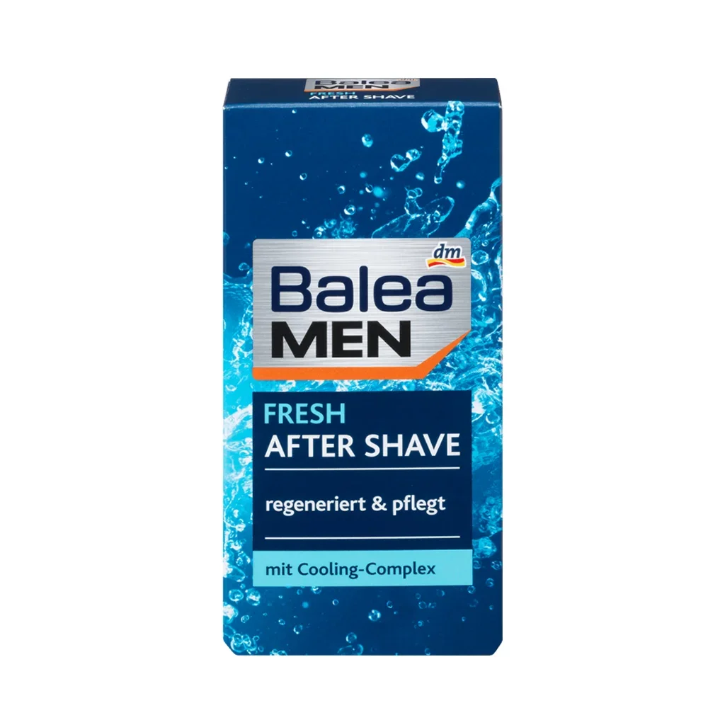 Germany Balea Men Fresh After Shave Water Toner 100ml Moisturizing Promote Skin Regeneration Shrinking Pore Nourishing Skin Care