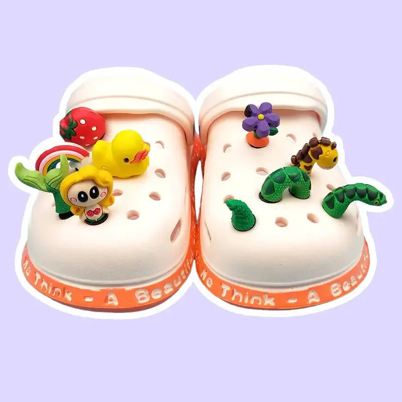 

Decoration Three-dimensional Cartoon Animal Series Lovely Charms for Crocs DIY Accessories Hot Sale Adornment for Clogs Sandals