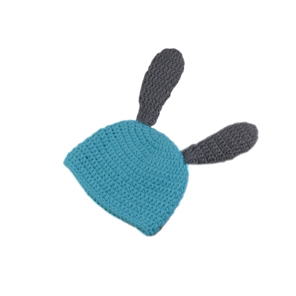 

Реквизит для малышей, костюм для фото новорожденного, костюм для съемки, вязаный крючком костюм, шапка для младенцев, брюки, синий унисекс