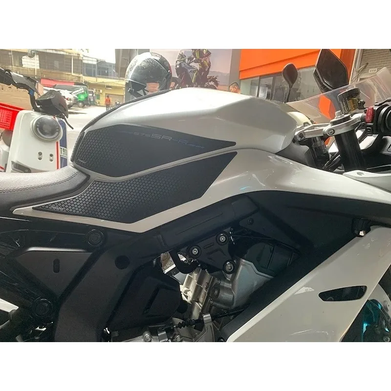 For CFMOTO 675SR 675SR-R Motorcycle Accessories Rubber Fuel Tank Stickers Kits Protection Thicken Stickers New