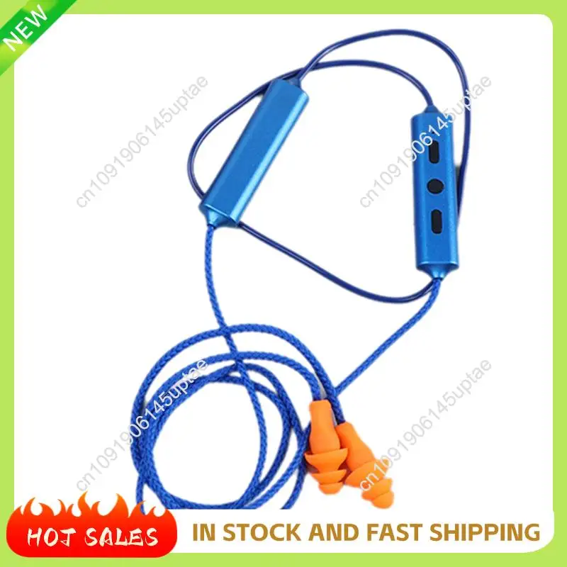 N88R 10X Ear Plugs Bluetooth Earphone For Work, Noise Suppression, Hearing Protection,Construction Sites, Noisy Places Blue