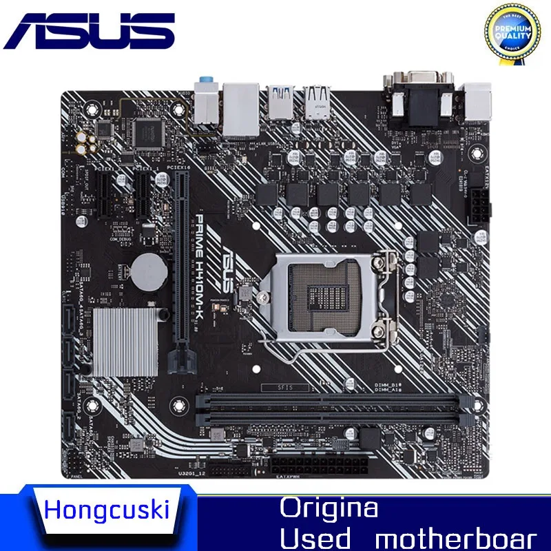 

Asus PRIME H410M-K motherboard Intel H410 H410M DDR4 Motherboard LGA 1200 i7/i5/i3 USB3.0 SATA3