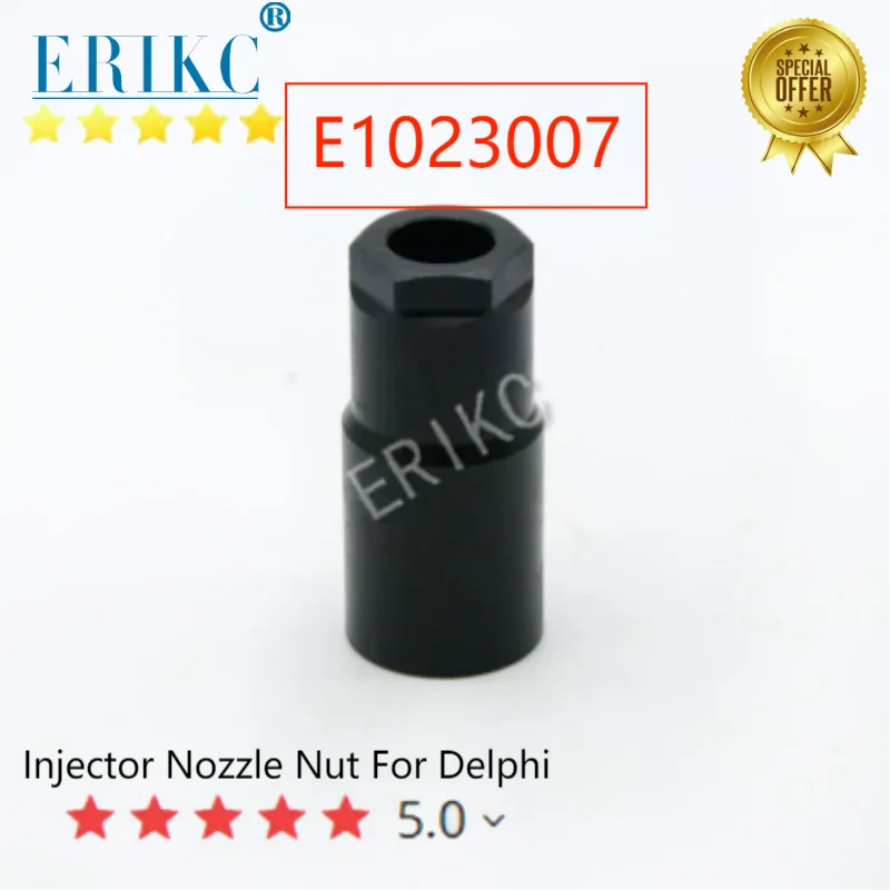 ERIKC Common Rail Injector Nozzle Nut E1023007 Diesel Nozzle Retaining Nut for Delphi EURO 5 Injector