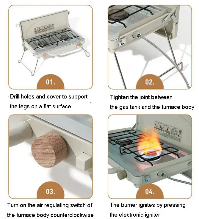 High Quality Convenient burner gas stove miniature cooker gas stove outdoor gas stove camping