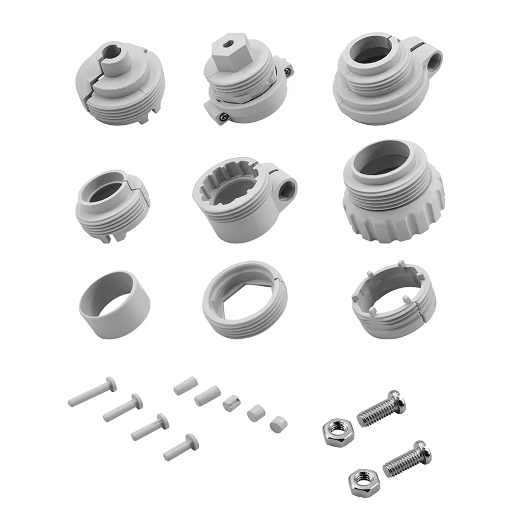Smart TRV Valve Adapter For WiFi Thermostatic Radiator Control, M301.5 & M281.5/M281 Size, Grey Plastic Head Connector