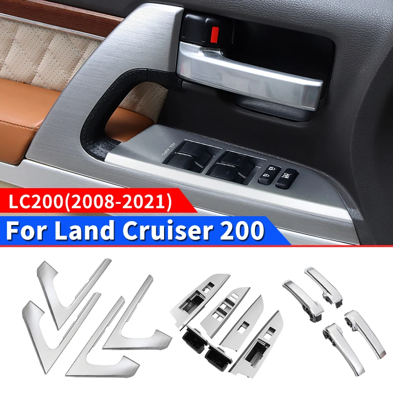 

For Toyota Land Cruiser 200 Interior Modification Car Door Handle Handle Button Panel Assembly Original Car Kit Accessories