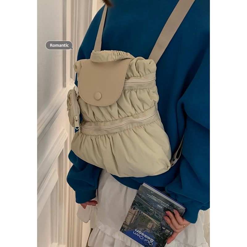 

Сводная сложенная нейлоновая сумка-ведро, большая женская сумка Capaci 2018, модная ручная повседневная сумка с двойным плечом для молодежи