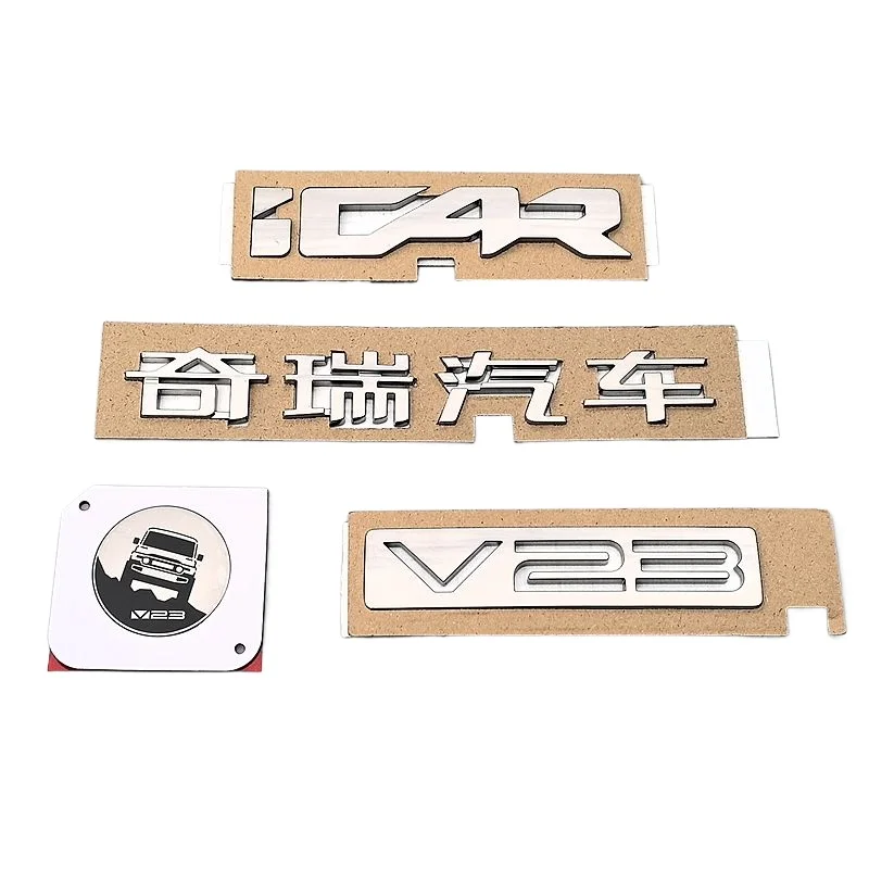 

Эмблема-буква для Chery iCAR V23 03 03T, задняя эмблема, наклейка-шильдик на автомобиль