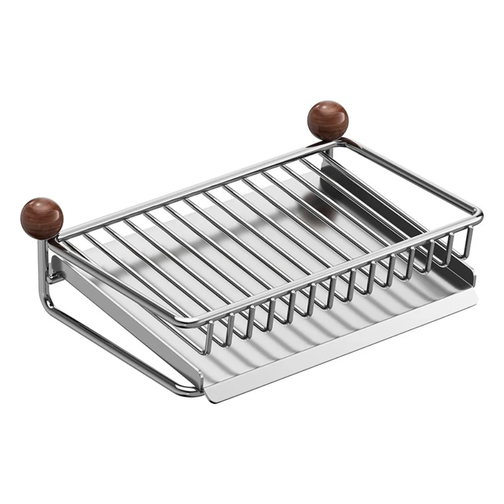 Stainless Steel Kitchen Sink Storage Rack Anti-rust Self Draining Soap Sponge Rack Waterproof Space Saving Sponge Drain Holder