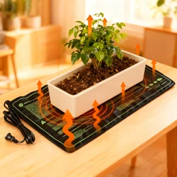 Plants Heating Mat Bonsai Flower Pot Winter Plant Warming Pad Home Garden Indoor Seedling Flower Keeping Warm & Frost-Free