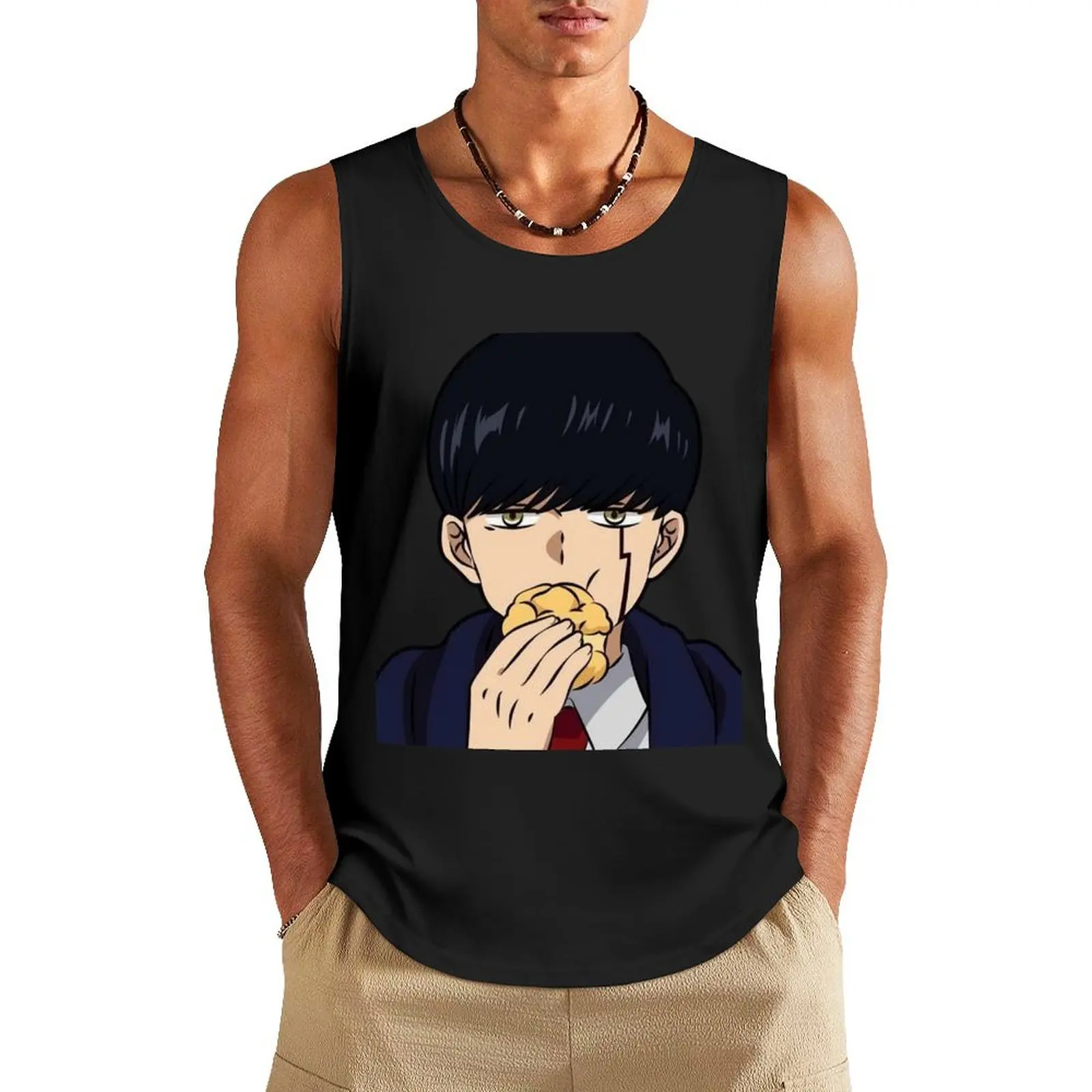 

Mashle Tank Top Top summer Sleeveless men