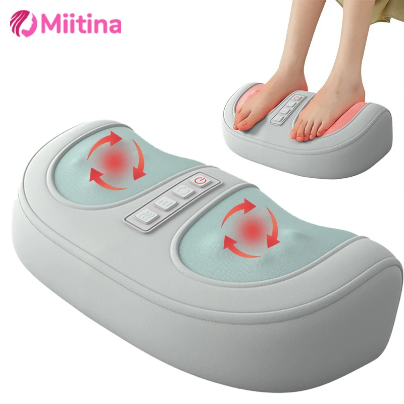 Electric Foot Massager Infrared Heating Therapy Deep Tissue Muscles Relieve Fatigue Vibrator Help Sleep Relax Muscle Health Care