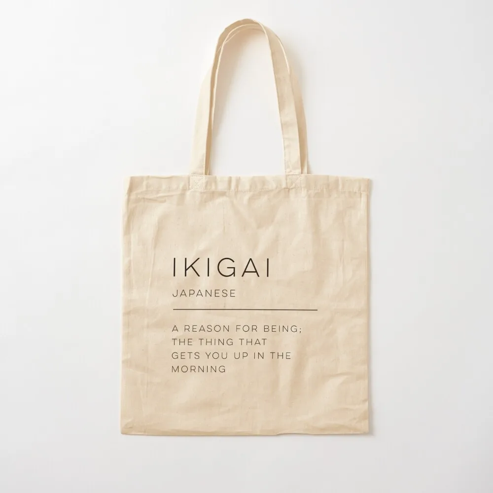 Ikigai Definition Tote Bag custom canvas bag the tote bag Canvas Tote