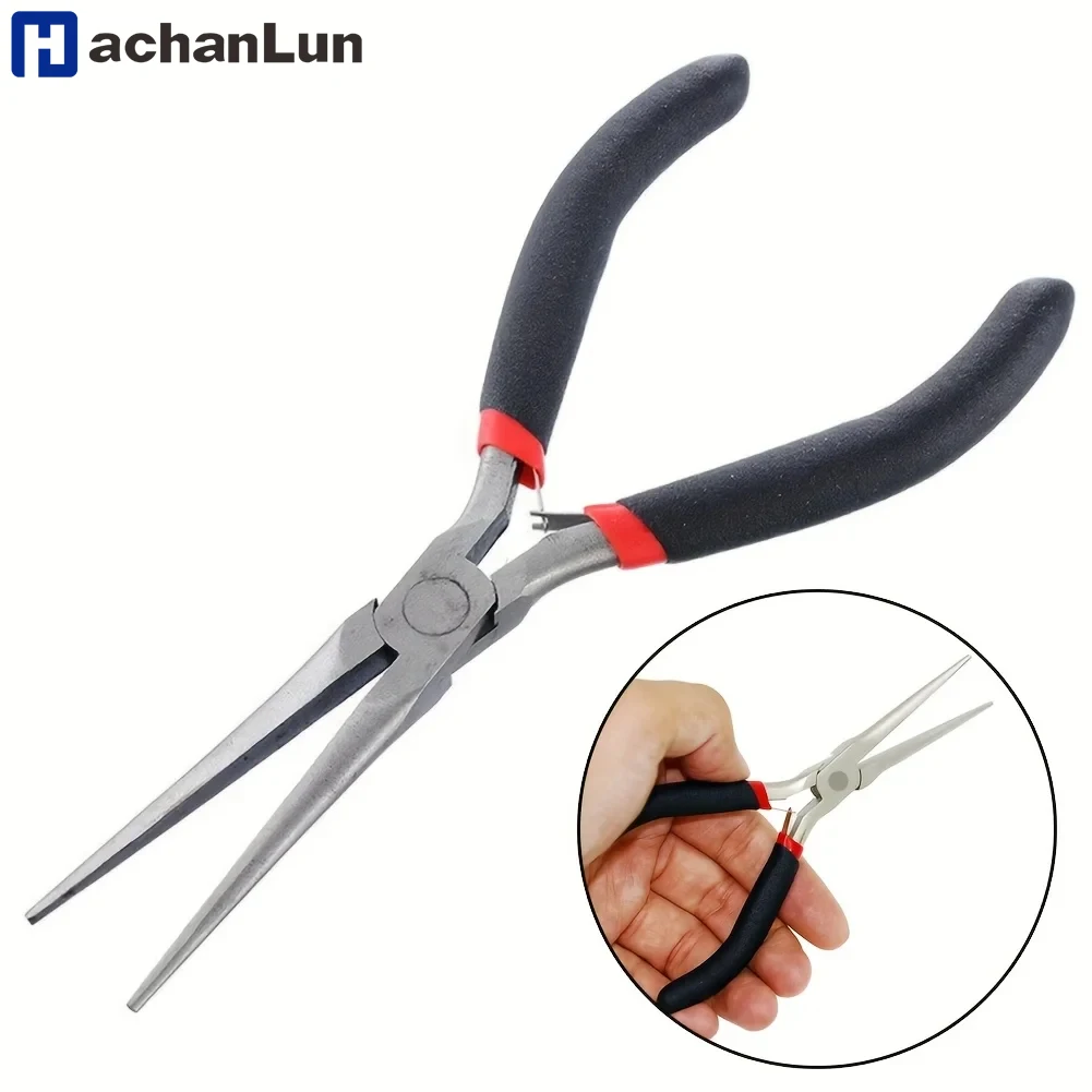 1PC Multi tool Long Nose Plier Needle Nose Plier Repair Forceps Hand Tool