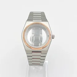 Mod NH35 Case PRX Super Player Watch Case and Strap Fits NH35 NH36 NH38 Movement Transparent Back Cover PRX Super Player Watch