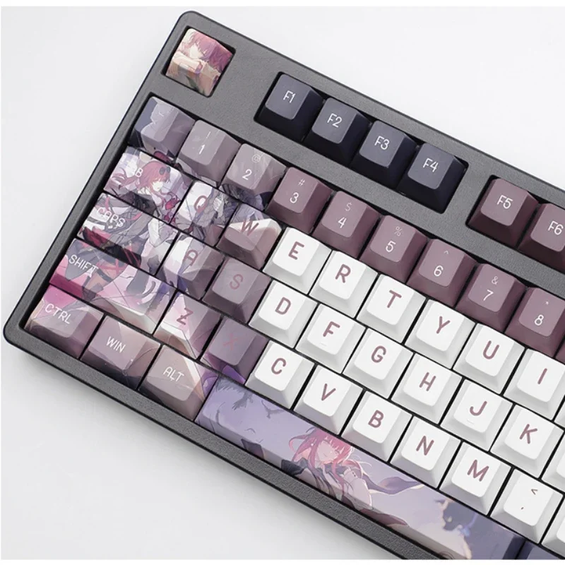 

Механическая клавиатура для игры Honkai: Star Rail аниме Artisan Keycap cafka Cute Cartoon 137key