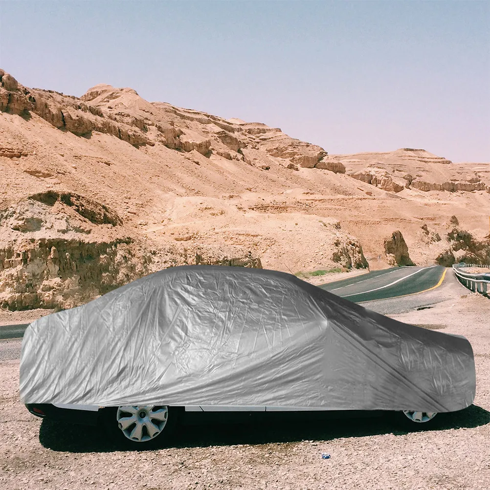 Universal Full Car Cover Uv Protection Waterproof Breathable All Weather Outdoor Indoor Compact Foldable for Sedan Suv Xl