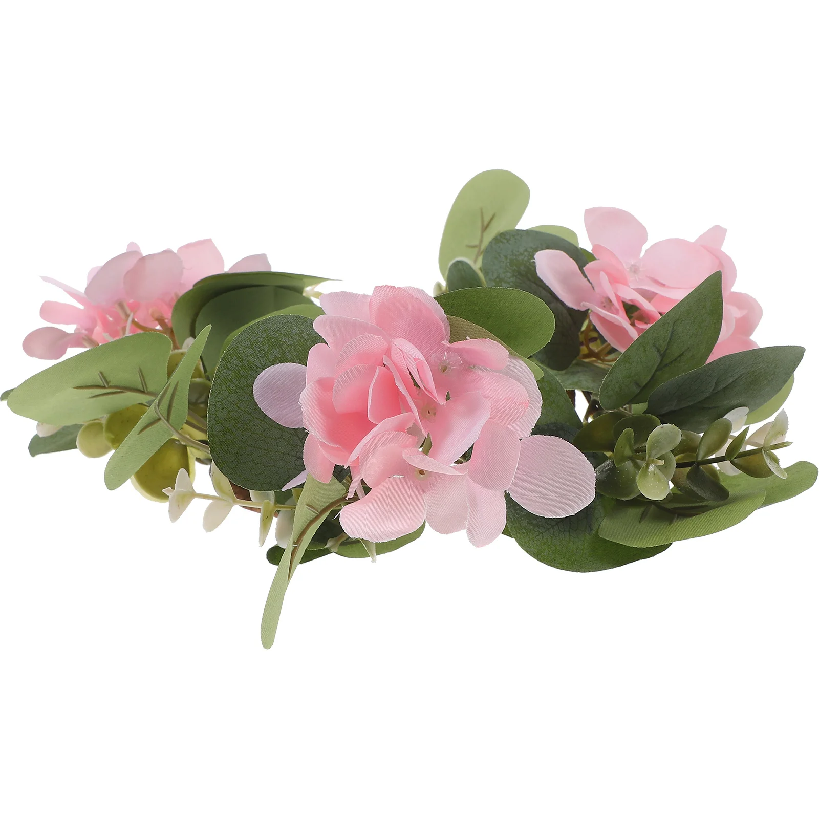 

Artificial Eucalyptus Ring Wreath Fall Door Hanging Decoration Festival Garland Wedding Table Desktop