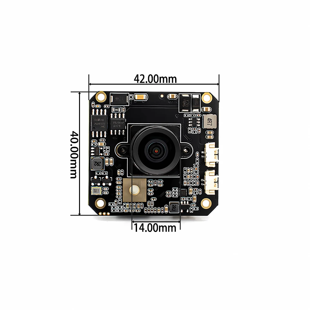 WGWK 4K IMX415 IP Camera Module Board 2.0mm 111° No Distortion Low illuminance Onvif H.265 RTSP Motion Detect Security HD Webcam