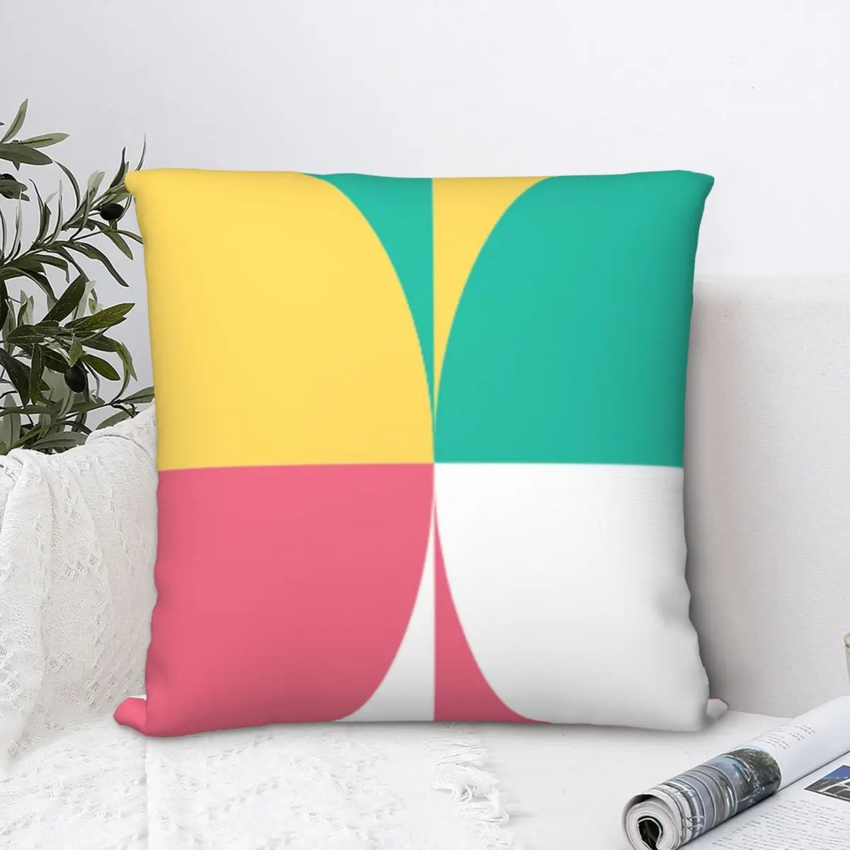 

Modern Art Shapes Square Pillowcase Polyester Pillow Cover Velvet Cushion Zip Decorative Comfort Throw Pillow For Home Sofa