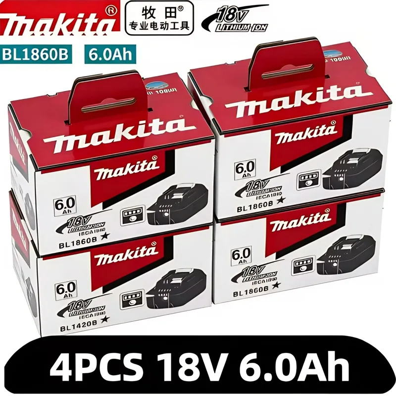 

⭐️Original Makita100% battery,18V 6.0Ah rechargeable battery, replacing Makita BL1830B L1840B L1850B L1860B,power tool battery