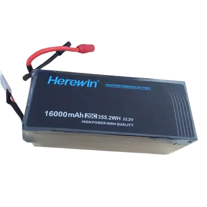 Original Herewin 16000 22000 30000Mah 6s 22.2v agriculture drone Lipo Battery for RC model/car/agricultural plant spray